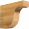 Ekena Millwork Del Monte Rough Sawn Rafter Tail, Western Red Cedar, 4"W x 12"H x 16"L RFT04X12X16DEL00RWR - alternate 1